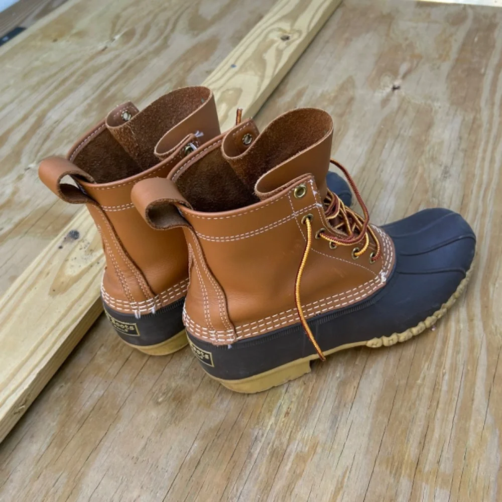 EUC CLEAN LL Bean Boots 8" Size Mens 7 - Picture 4 of 5